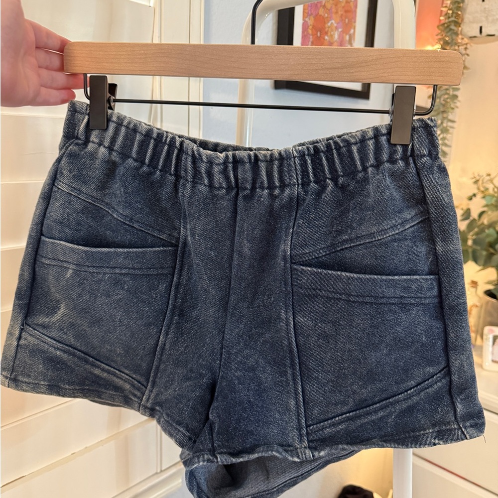 Urban Outfitters Dark Blue Jean Shorts